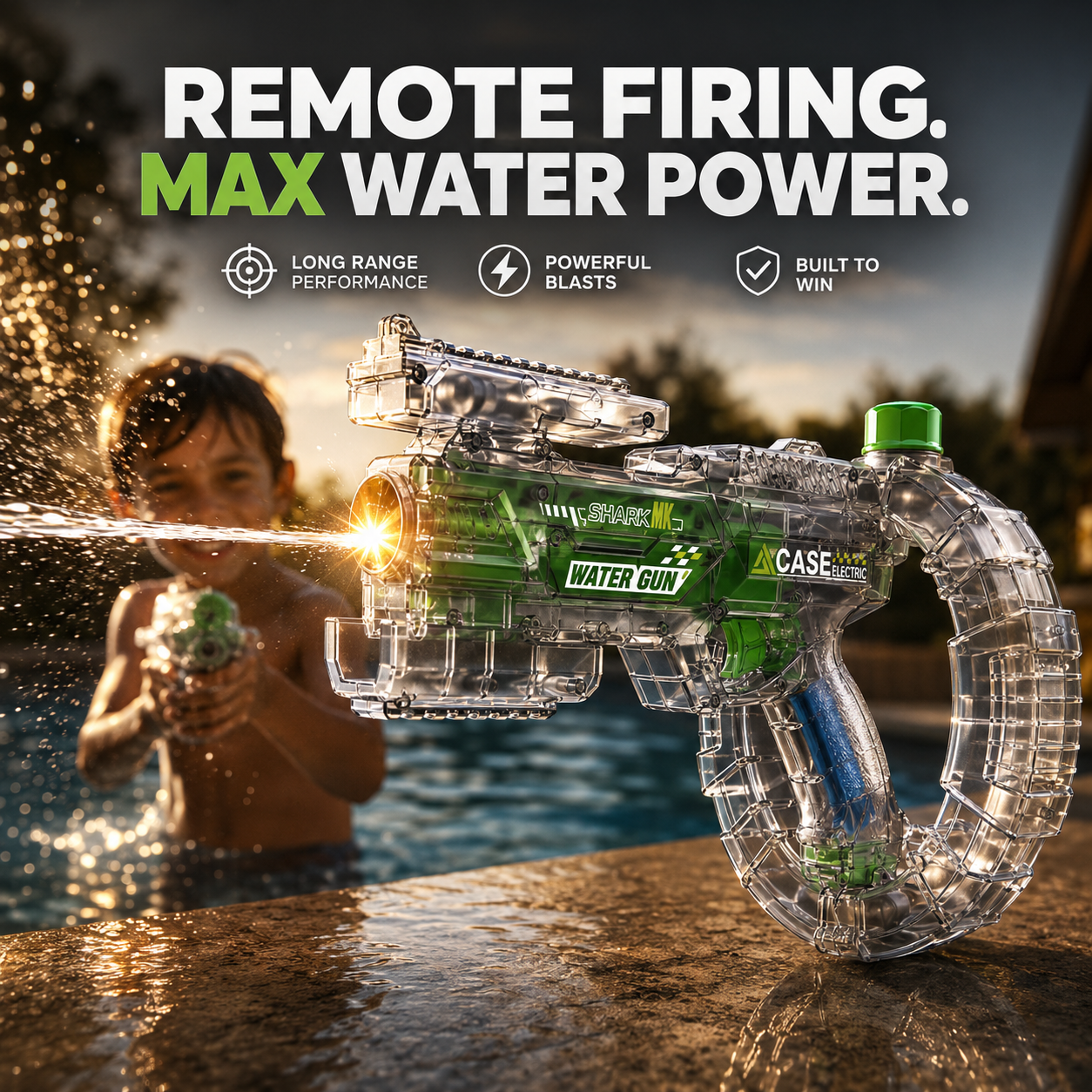 Wave Blast™ Automatic Rechargeable Water Gun