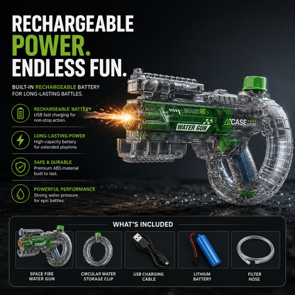Wave Blast™ Automatic Rechargeable Water Gun